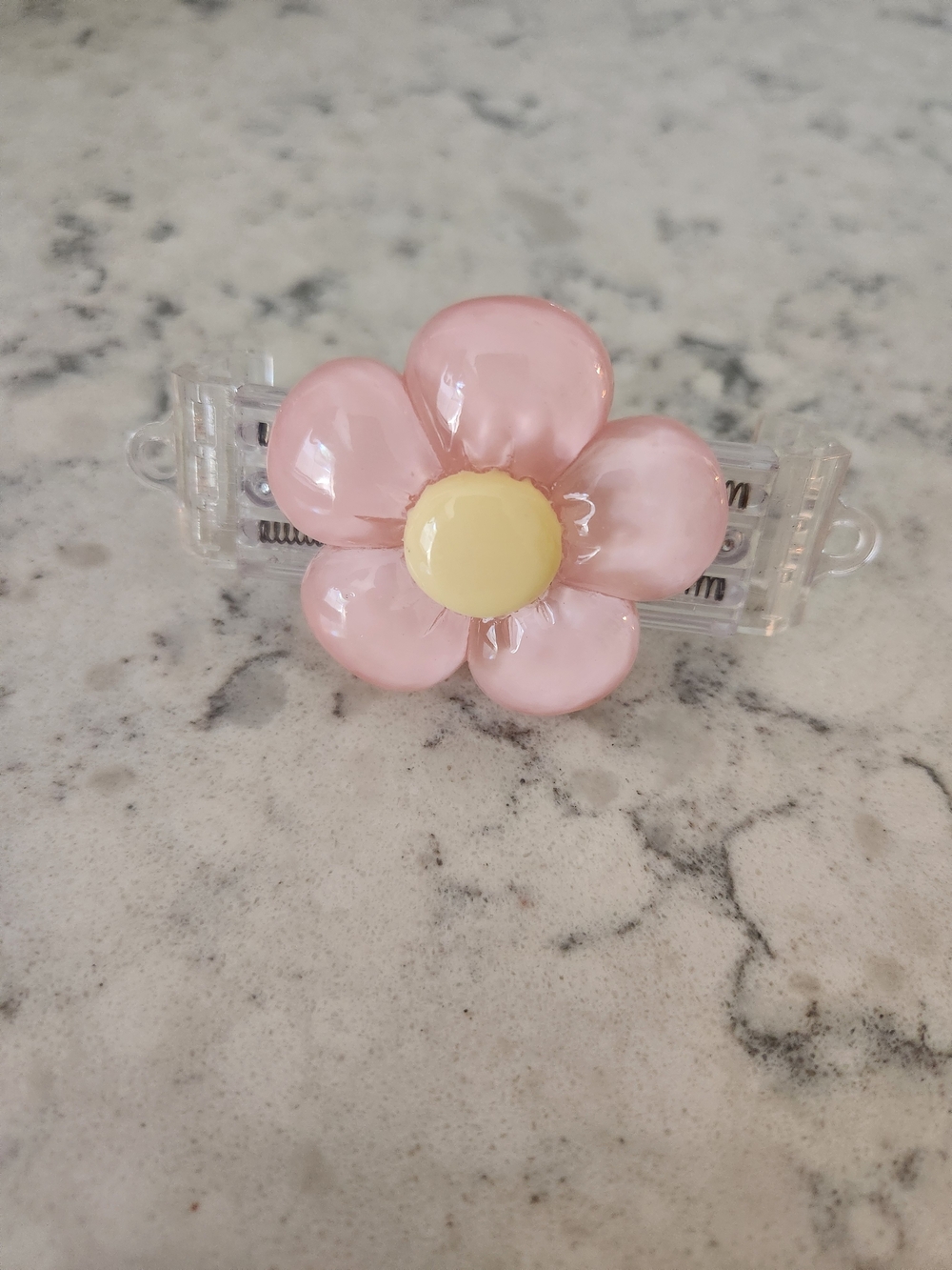 Pink Flower Phone Clip